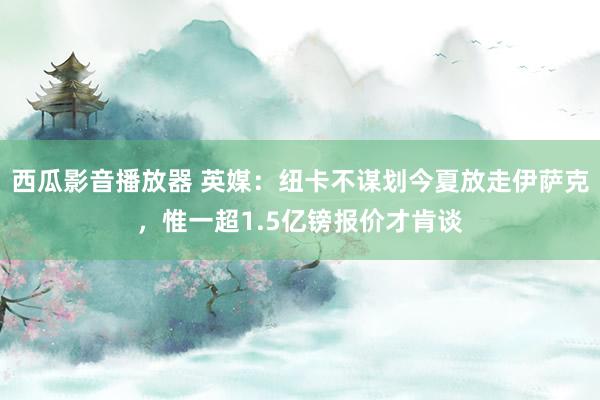 西瓜影音播放器 英媒：纽卡不谋划今夏放走伊萨克，惟一超1.5亿镑报价才肯谈